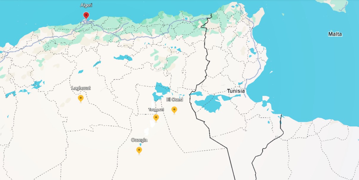 Progetti in Algeria
